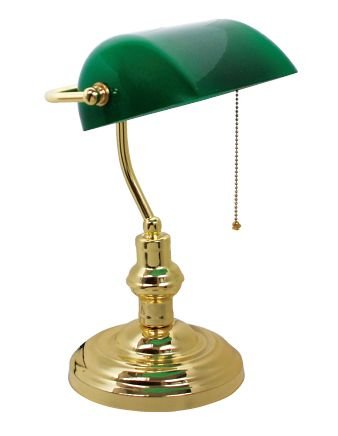 Horoz 60W Banker Masa Yeşil Lambası Simge 