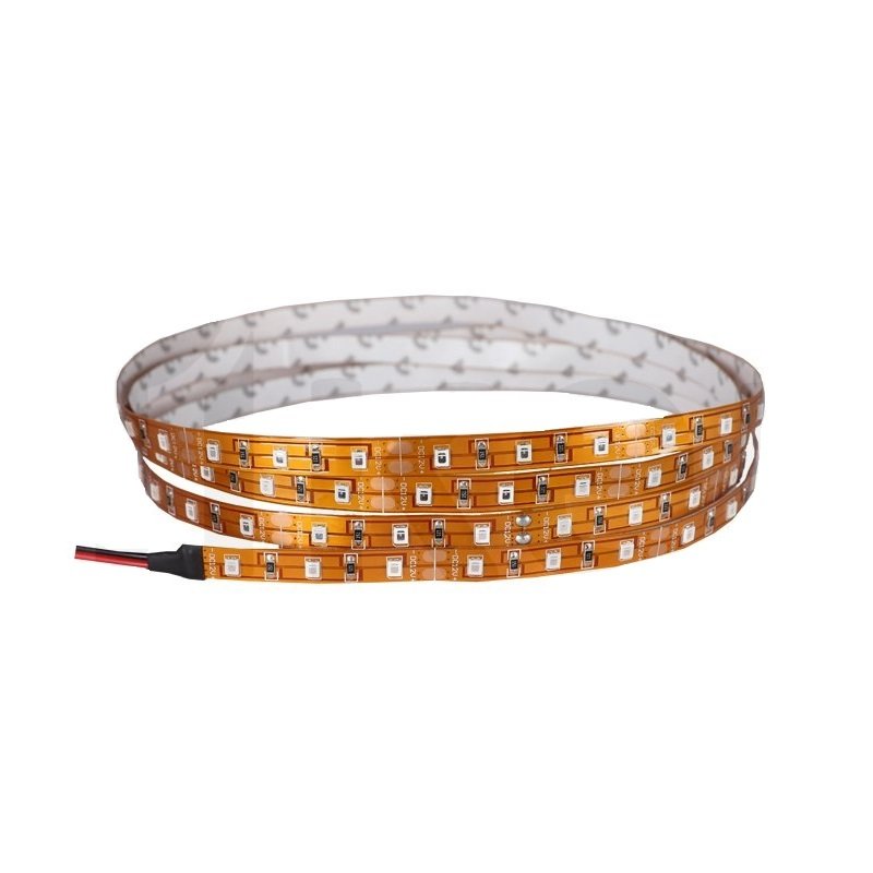 Tek Çip 2835 İç Mekan Şerit Led - 5 Mt. Sarı Işık